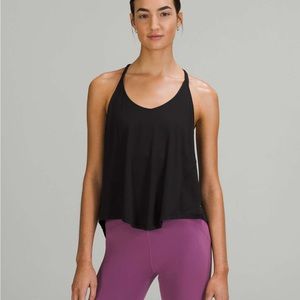 Lululemon Modal-Silk Yoga Tank Top black size 6